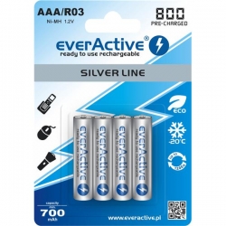 Akumulatorek NiMH AAA R3 EverActive 800mAh