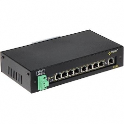 Switch PoE Pulsar DS98 9xFE 8xPoE 1xUplink DIN