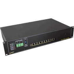 Switch PoE Pulsar RSUPS98R 9xFE 8xPoE 1x5A 2x7Ah