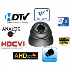 Kamera 4w1 kopułowa MPK-22812G 2Mpix 2,8-12mm