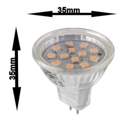 Żarówka LED MR11 12LED SMD2835 3W