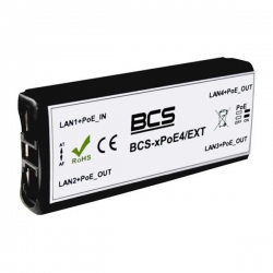 Switch PoE BCS-xPoE4/EXT 1xPoE In 3x PoE Out