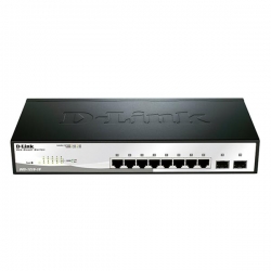 Switch PoE D-Link DGS-1210-10 8xGE 2xSFP