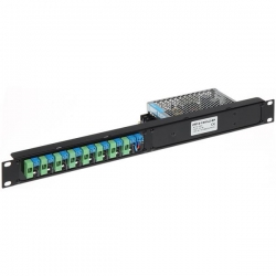 Zasilacz impulsowy 12V 8,5A 8-wyjść Rack 1U