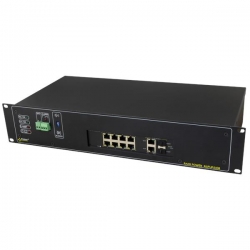 Switch PoE Pulsar RSFUPS10 10xFE 8xPoE 2xSFP Rack