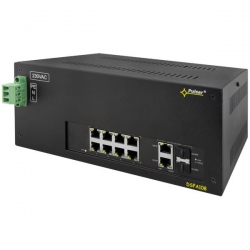 Switch PoE Pulsar DSFA108 9xFE 8xPoE 1xUplink DIN