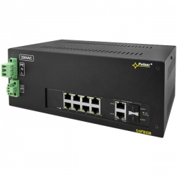 Switch PoE Pulsar DSFB108 9xFE 8xPoE 1xUplink DIN