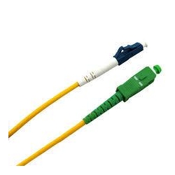 Kabel patchcord SC/APC-LC/PC 9/125 simplex 3m