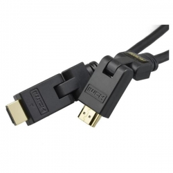 Kabel HDMI v.1.4 3m Auda Optimum regulowany 180st