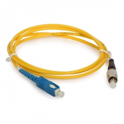 Kabel patchcord SC-FC 9/125 simplex 1m