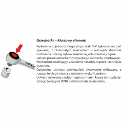 Zestaw kluczy nasadowych 1/4'' Proxxon 23080-21593