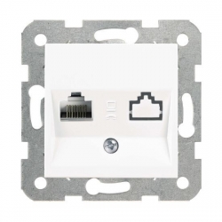 Gniazdo modularne RJ-45 kat.5e 8p8c KARRE-22045