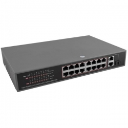 Switch PoE Pulsar SF116F1 16xFE 16xPoE 1xSFP -22239