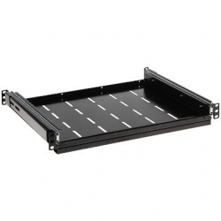 Półka Rack 19cali 330mm czarna wysuwana -22926