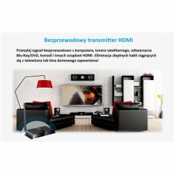 Transmiter sygnału HDMI po WiFi do 200m-23083