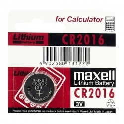 Bateria litowa CR2016 Maxell 3V-23100