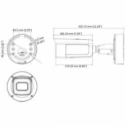 Kamera IP tubowa HQ-MP202812NT-IR50 2MPix 2,8-12mm-23746