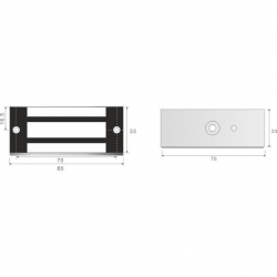 Zwora elektromagnetyczna EL-120 70kg-23826