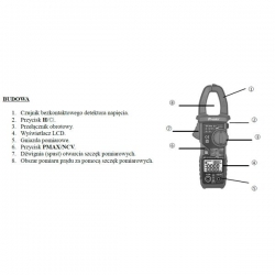 Miernik cęgowy MT-3110 Pro's Kit-24144