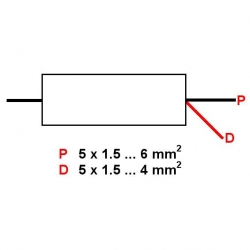 Mufa rozgałęźna hermetyczna IP68 KingJoint-Y6 1kV-24406