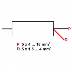 Mufa rozgałęźna hermetyczna IP68 KingJoint-Y16 1kV-24417