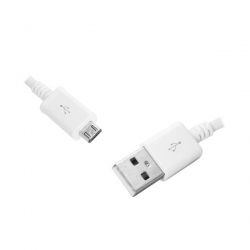 Kabel USB wt.A/wt.micro USB 3m biały-24472