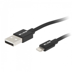 Kabel USB wt.A/wt.Lighting 8pin iPhone nylon 1m-24474