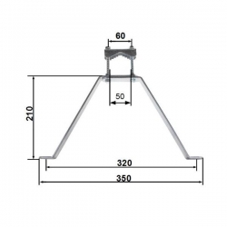 Sat uchwyt masztu kominowy L=21-25388