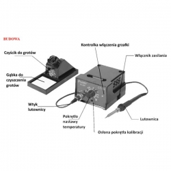 Stacja lutownicza SS-206B 60W Pro's Kit-25636