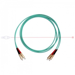 Kabel patchcord SC/PC-SC/PC 50/125 OM3 duplex 1m-26738