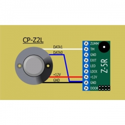 Zestaw autonomiczna kontrola 2 przejść 13,56MHz-27685