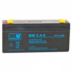 Akumulator żelowy bezobsługowy MW 6V 3,4Ah-27962
