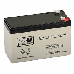Akumulator żelowy bezobsługowy MWS 12V 7,2Ah-27984