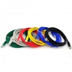 Kabel patchcord UTP CU kat.6 0,25m niebieski-28018