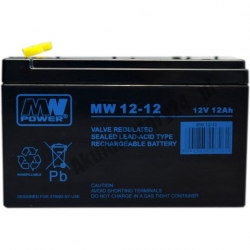 Akumulator żelowy bezobsługowy MW 12V 12Ah-28024