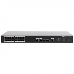 Switch PoE PFS4218-16ET-190 16xFE 16xPoE 2xSFP 2xG-28033