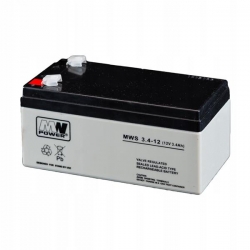 Akumulator żelowy bezobsługowy MWS 12V 3,4Ah-28049