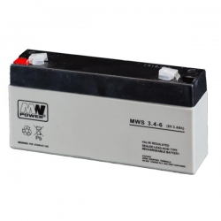 Akumulator żelowy bezobsługowy MWS 6V 3,4Ah-28069