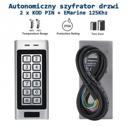 Szyfrator zewn. dwukanałowy z czytnikiem RFID S4K-28209