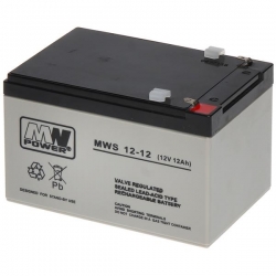 Akumulator żelowy bezobsługowy MWS 12V 12Ah-28237