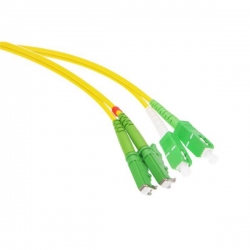 Kabel patchcord E2000/APC-SC/APC 9/125 duplex 40m-28388