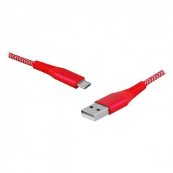 Kabel USB wt.A/wt.micro USB 2m nylon LTC HQ-28393