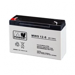 Akumulator żelowy bezobsługowy MWS 6V 12Ah-28576