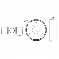 Adapter montażowy BCS-P-A173 do kamer BCS POINT-28739