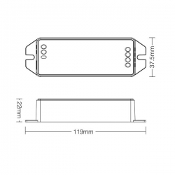 Sterownik do taśm LED Mono 12A FUT036M -28824