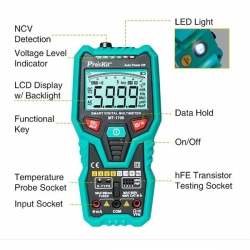 Miernik cyfrowy Pro's Kit MT-1708 True Full Auto R-28971