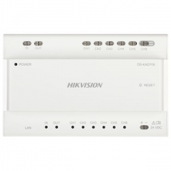 Switch PoE do wideodomofonów 2-wire DS-KAD706-29042