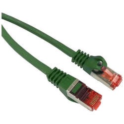 Kabel patchcord FTP CU kat.5e 0,5m zielony-29194