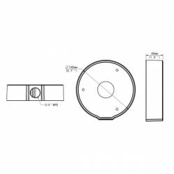 Adapter montażowy BCS-P-A171 do kamer BCS POINT-29413