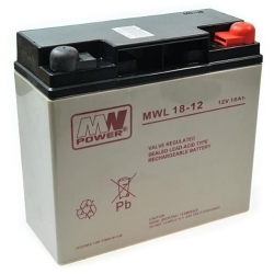 Akumulator żelowy bezobsługowy MWL 12V 18Ah-29892